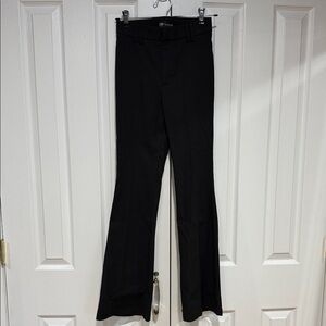 Zara Black Flare Work Pants